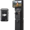 DJI Osmo Pocket 3 Creator Combo, Vlogging Cameras with 1'' CMOS, 4K/120fps Vlog Camera, 3-Axis Stabilization, Face/Object Tracking, Mic Included for Clear Sound, Digital Vlogging Camera for YouTube
