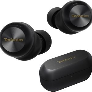 Celebrate with Us Anniversary Limited-Time & Limited-Quantity：Technics Reference Class Hi-Fi Wireless Earbuds, Dolby Atmos with Head Tracking, Adaptive Noise Cancelling, 3 Device Multipoint, 10-hr Battery, Wireless Charging, Improved Fit - EAH-AZ100-S